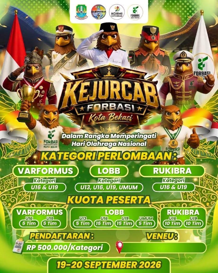 KEJUARAAN CABANG (KEJURCAB) FORBASI KOTA BEKASI